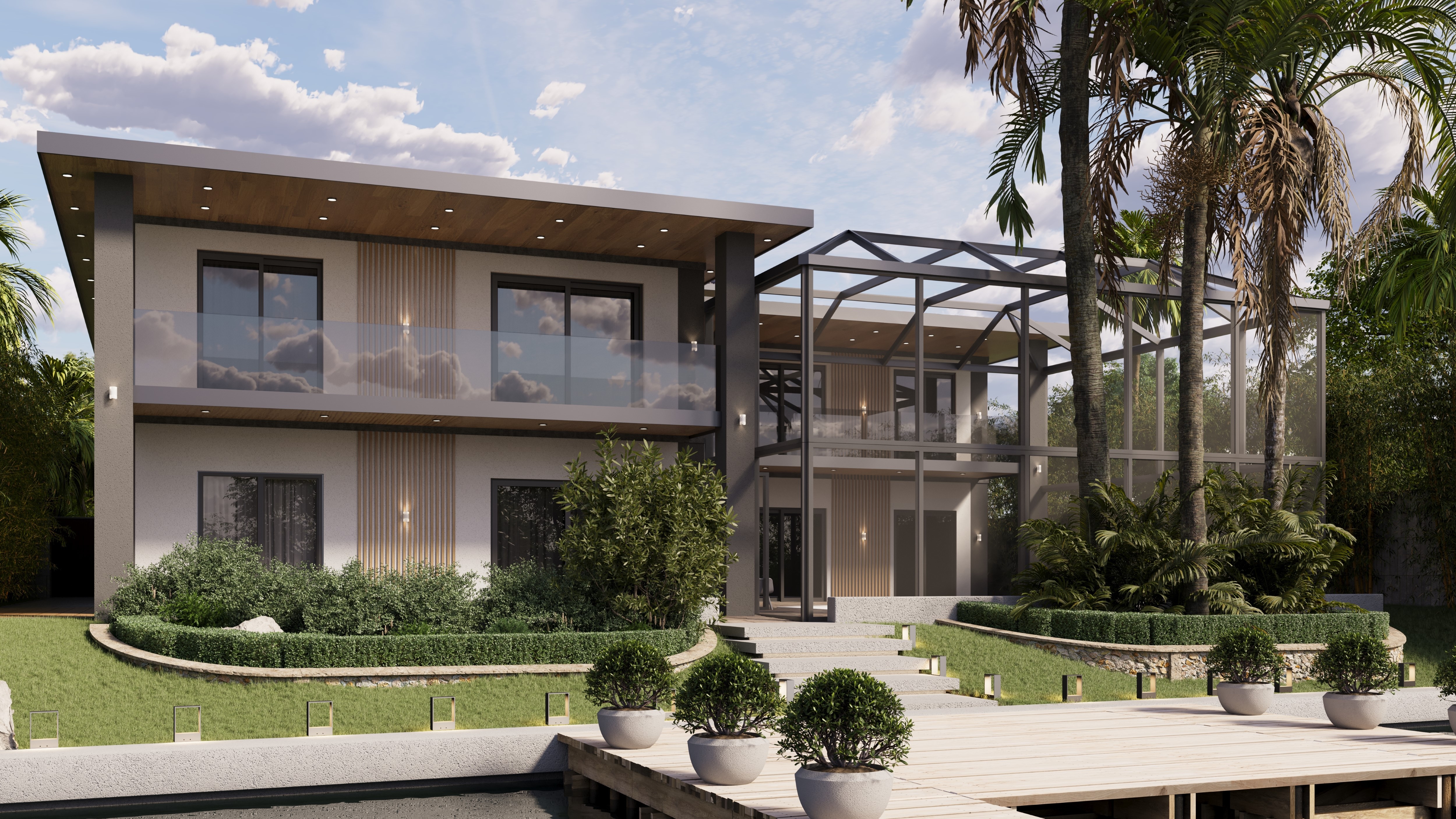 Clearwater Residence architectural visualization, view 2