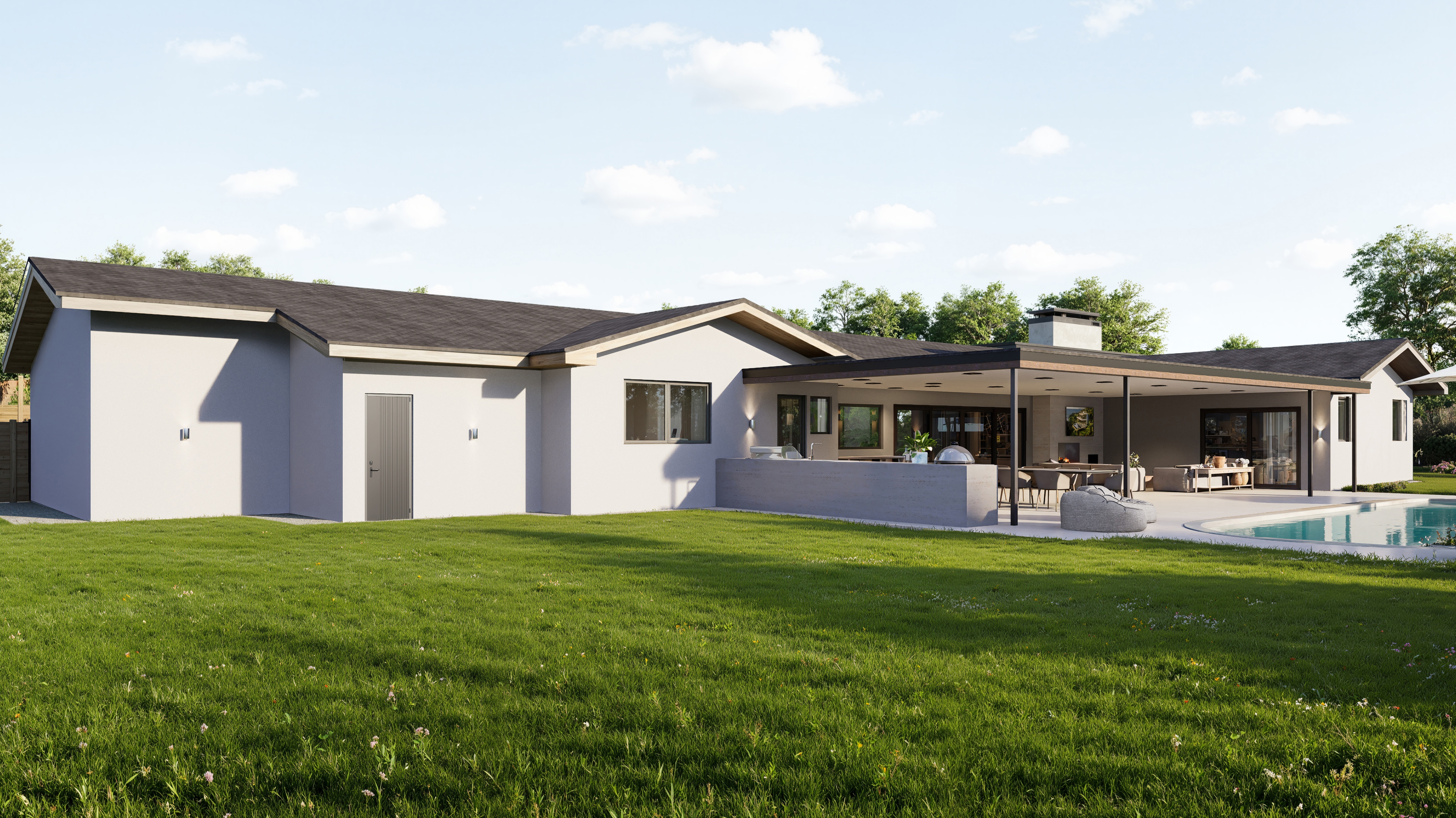 Villa Interiors architectural visualization, view 10