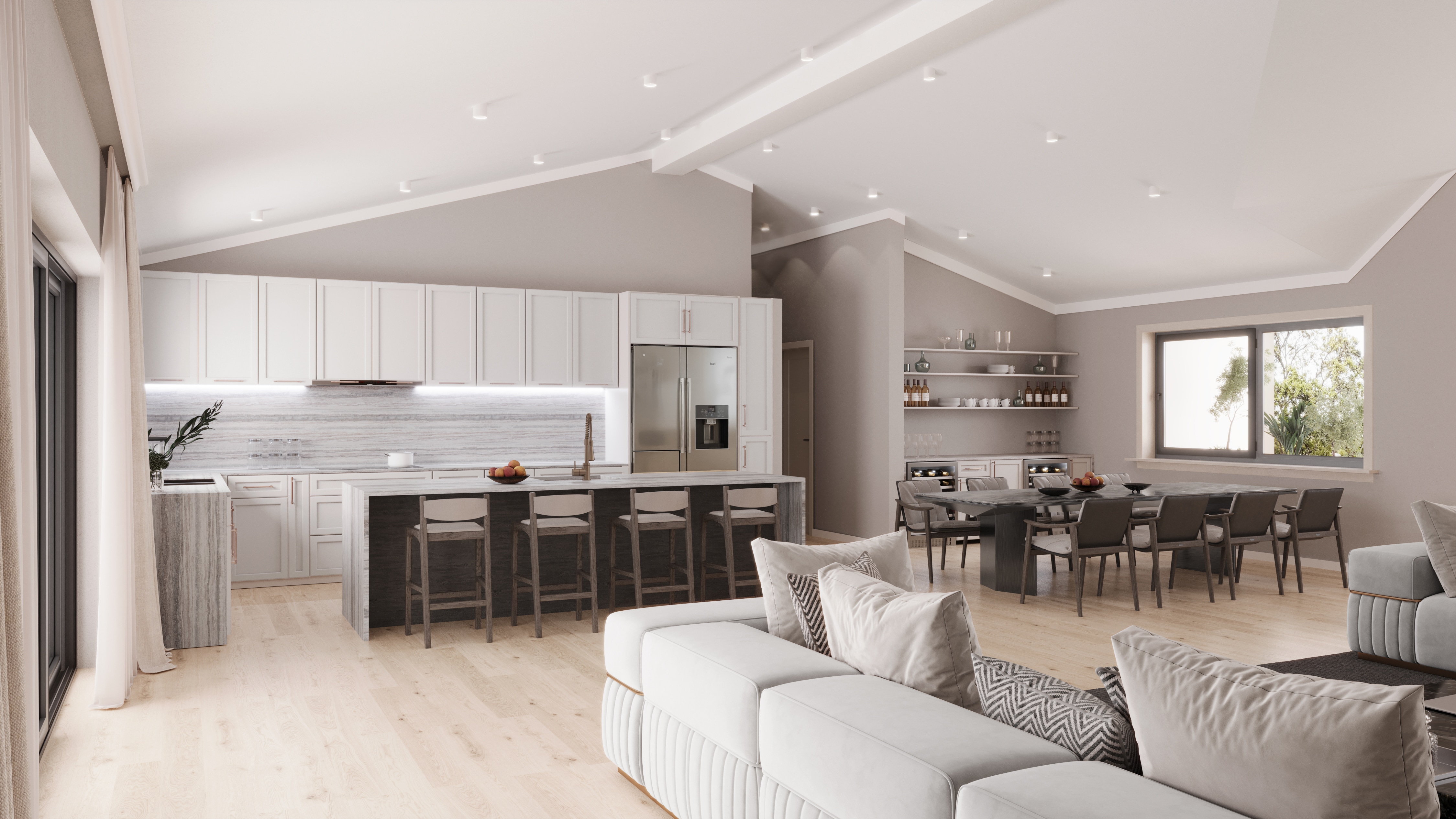 Villa Interiors architectural visualization, view 3