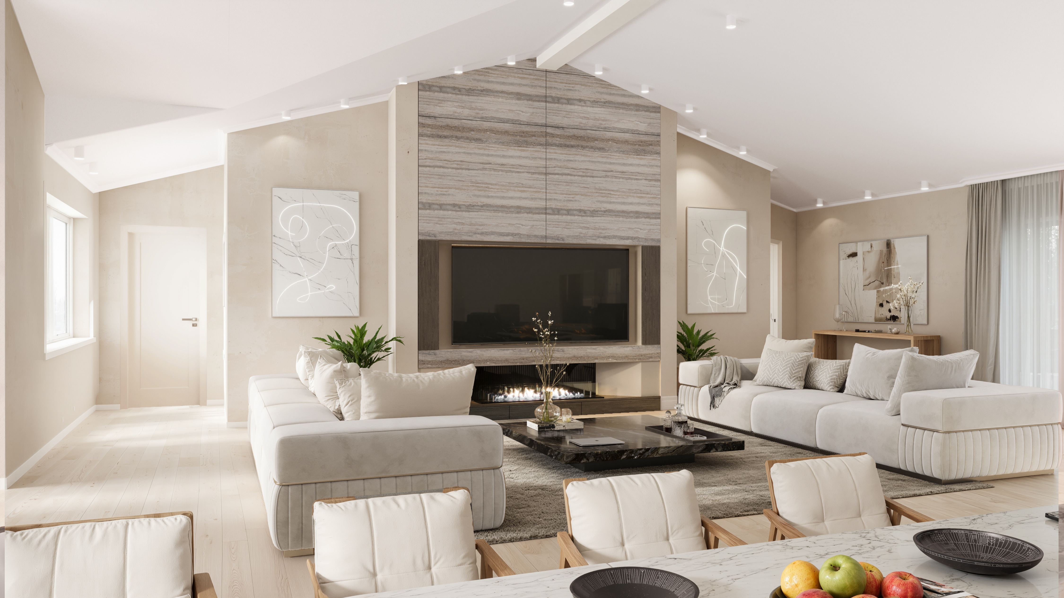 Villa Interiors architectural visualization, view 4