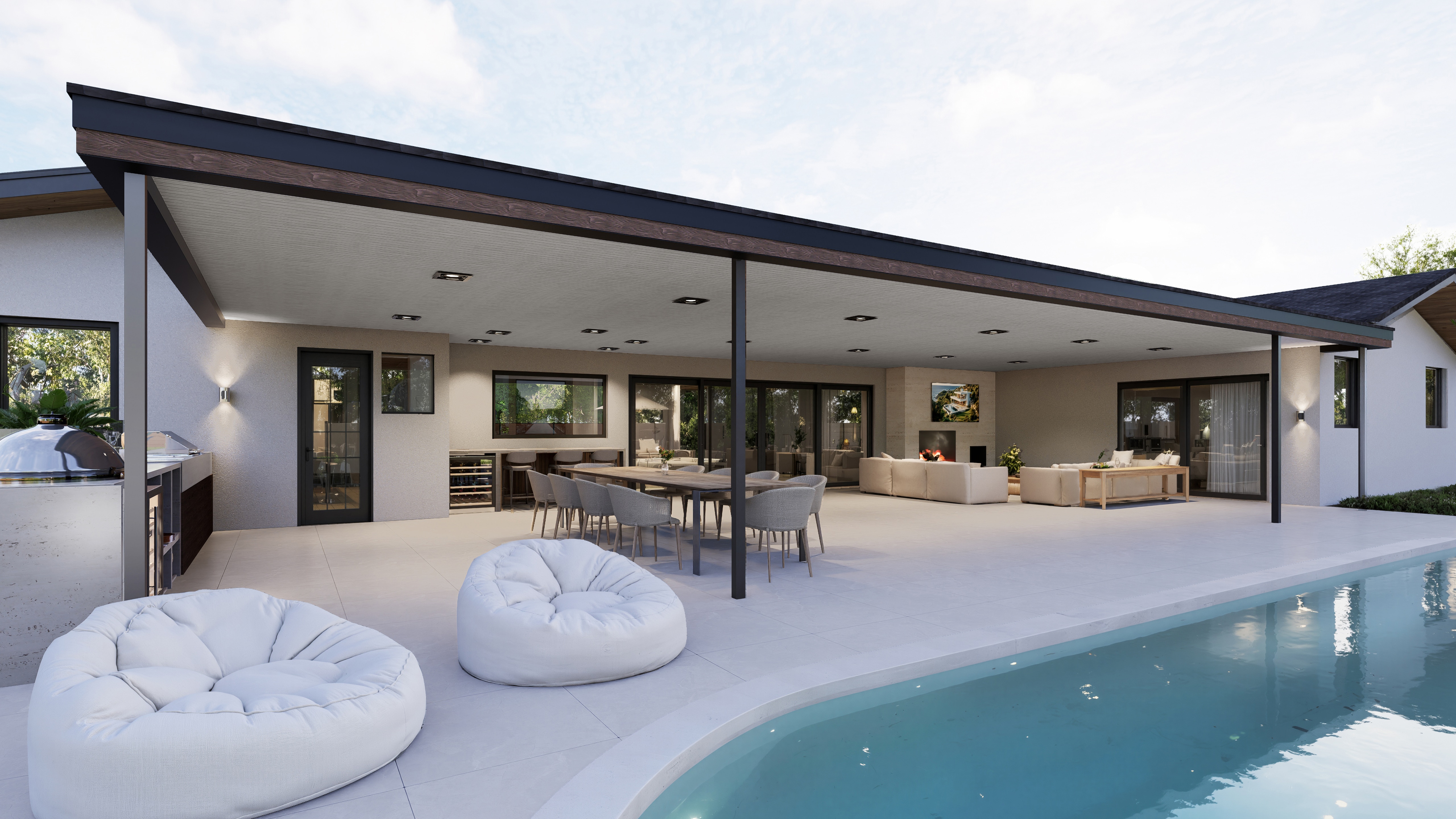 Villa Interiors architectural visualization, view 9