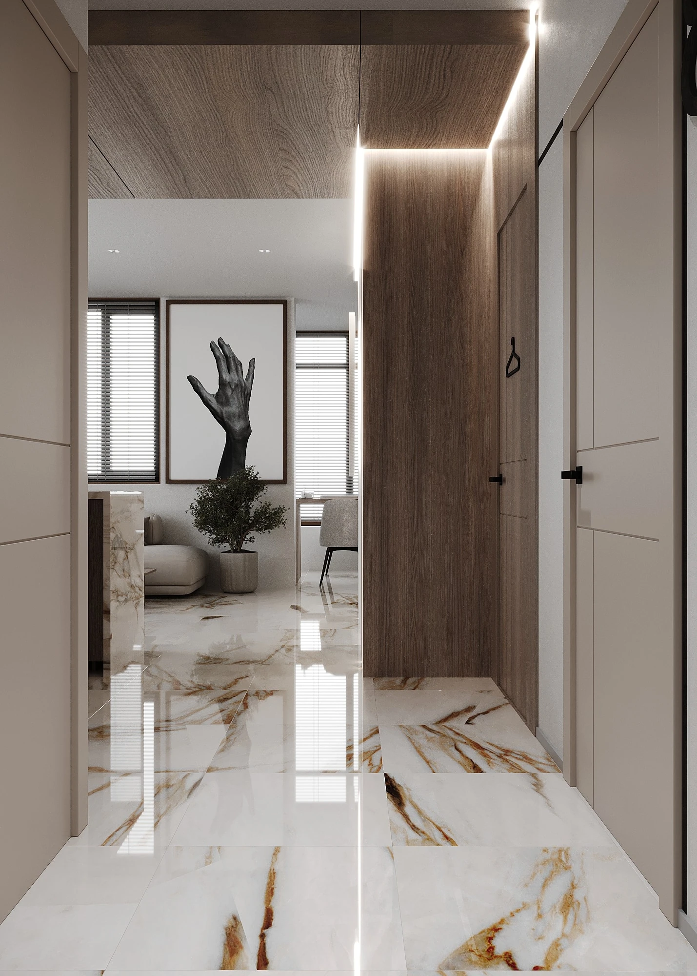 Aura Beauty Clinic architectural visualization, view 6