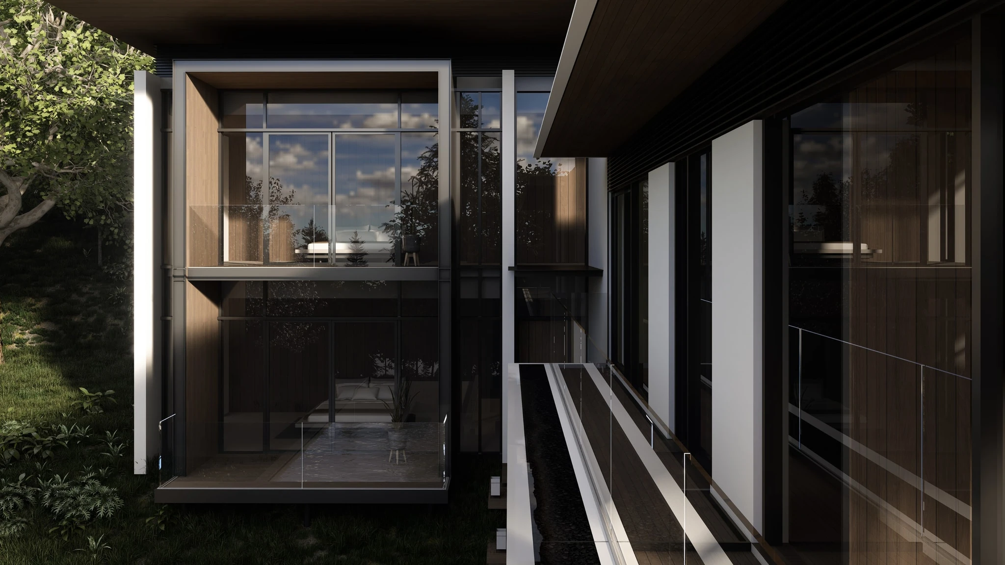 Jungle Haven Villa architectural visualization, view 4