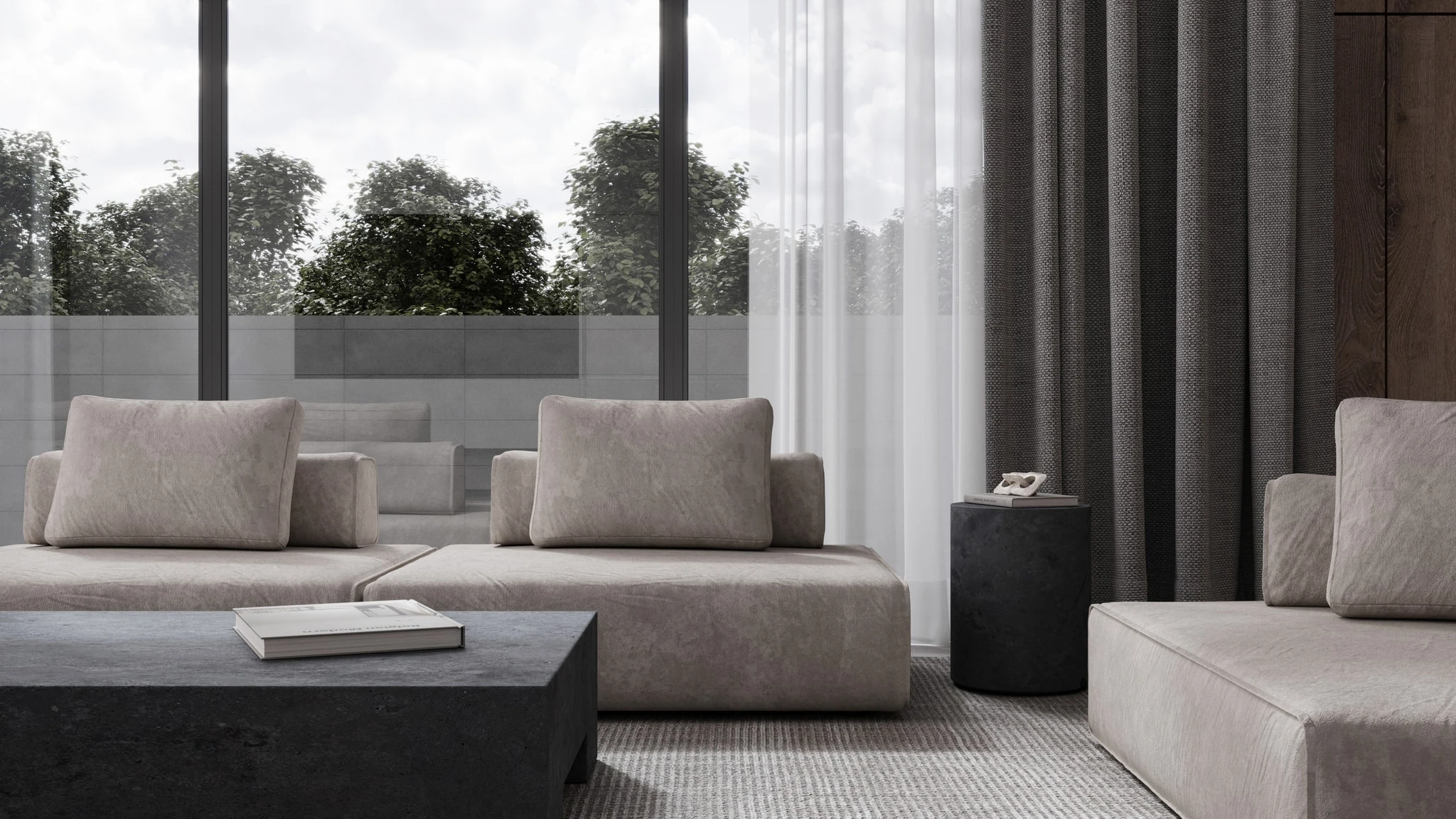 Nordic Modern architectural visualization, view 2