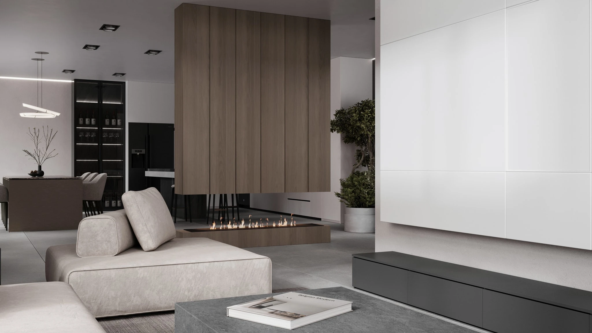 Nordic Modern architectural visualization, view 3