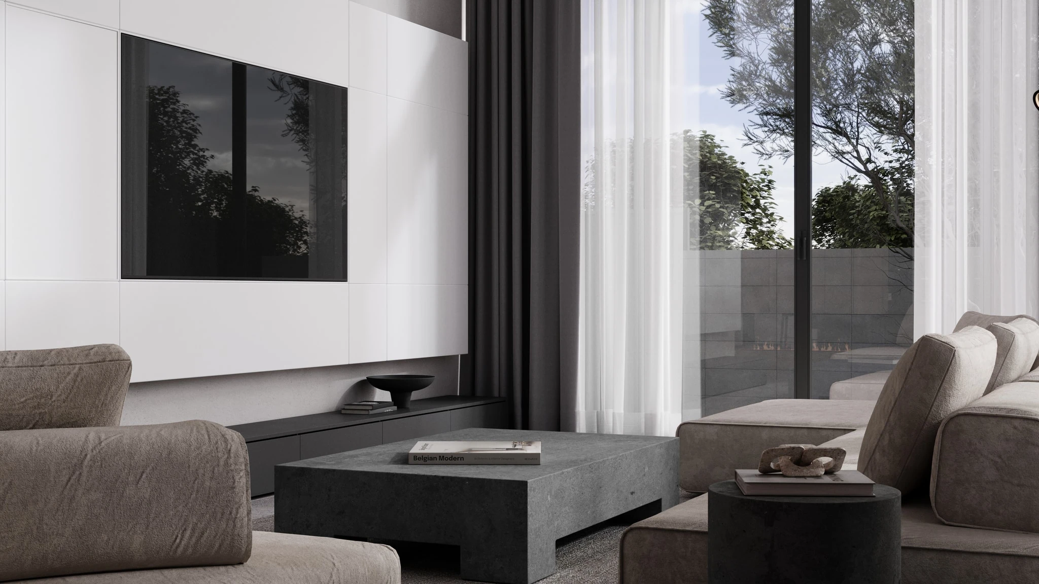 Nordic Modern architectural visualization, view 4